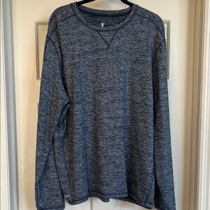 Free Country Men's Dark Blue Long Sleeve Tee